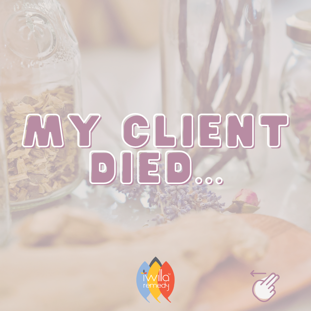 My Client Died