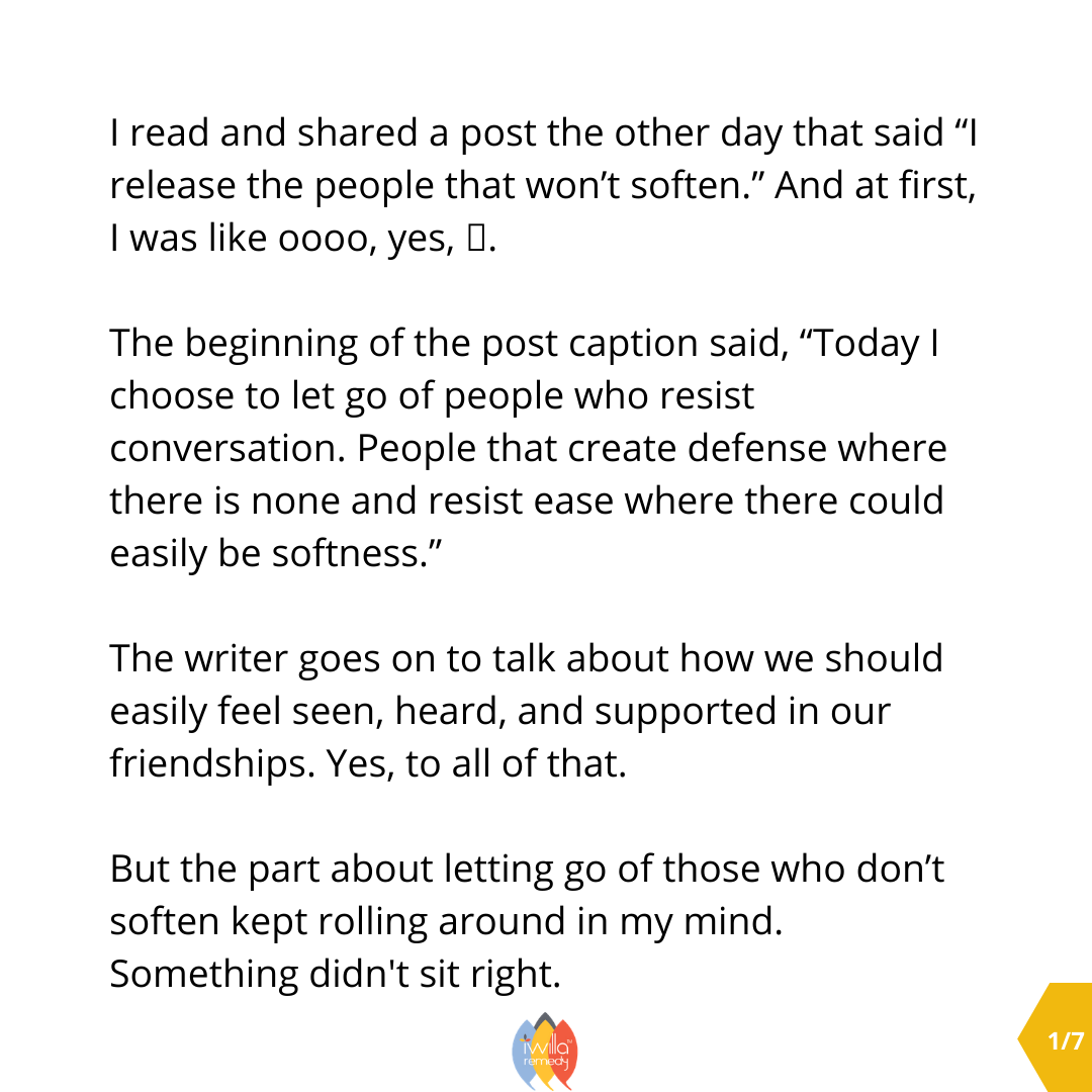 A plea for people like me...