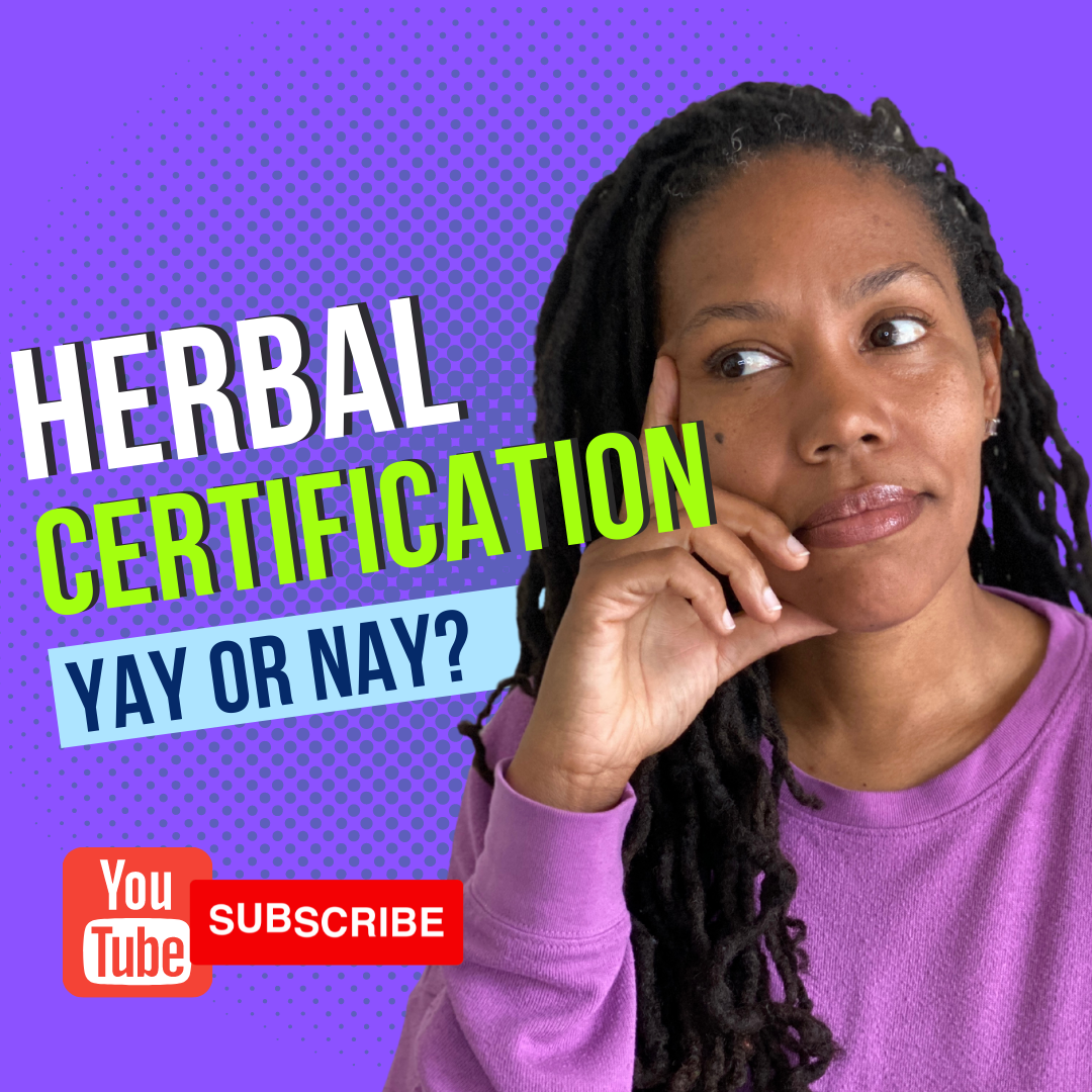 Beautiful Black Woman Become A Herbalist Certified in United States