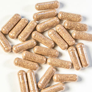 Cool Capsules filled with Chaste Tree Berry, Motherwort, Hibiscus, Sage.