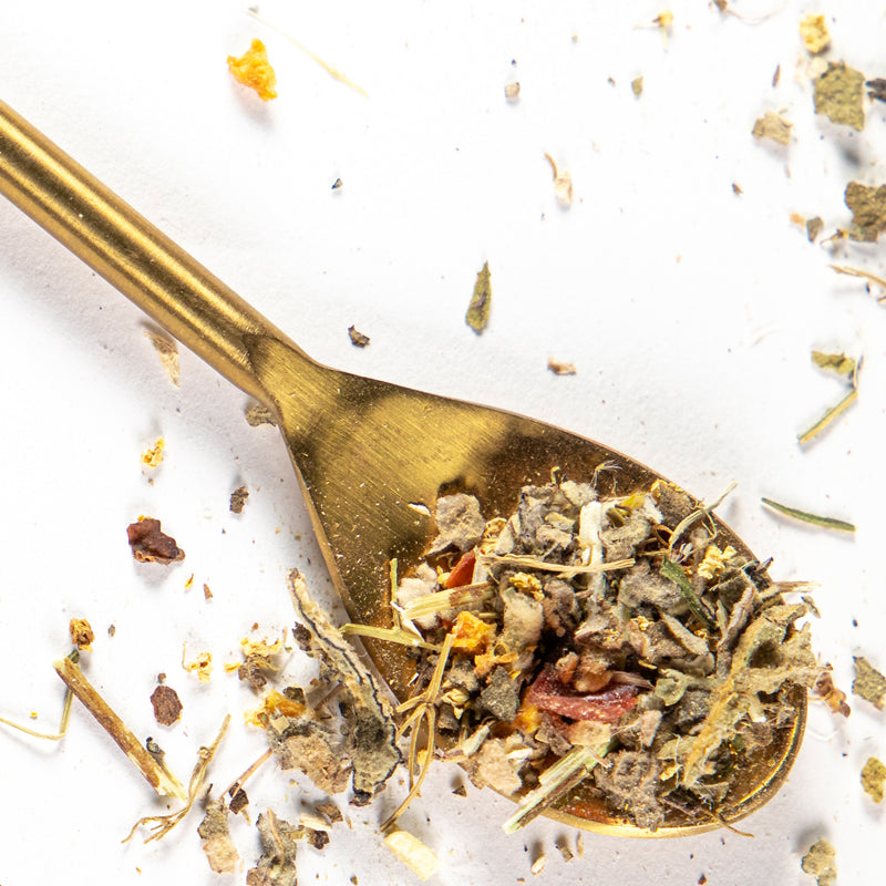 Fortify tea blend is a vitamin C-rich, fruity and citrus blend, taken daily boosts your immune system and fortifies your body to protect against day-to-day exposure to viruses and bacteria.